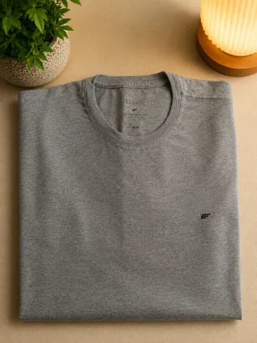 Camiseta Ellus Basica Cinza