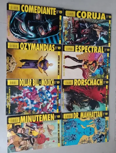 Quadrinhos Antes de Watchmen série completa no. 1 a 8, Panini DC