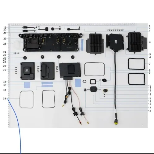 Peças e acessórios para o módulo da placa de distribuição DJI Agras T10 - UNITED UAV
