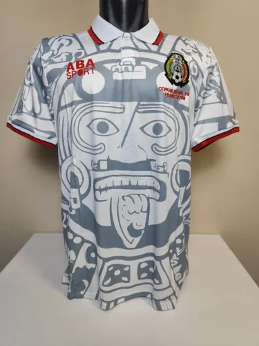 Camisa retro: Mexico 1998 Branca