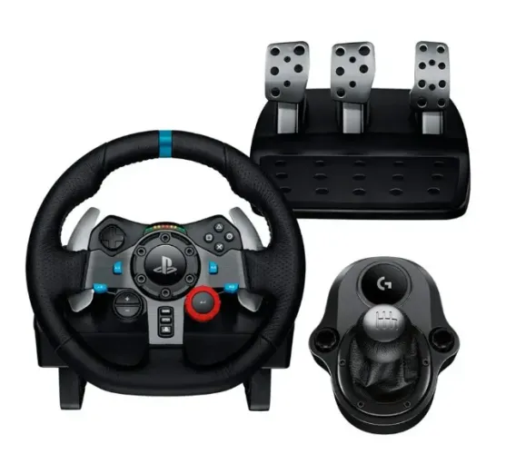 Volante + Pedais + Câmbio Logitech G29 Driving Force - PS5 / PC - Completo