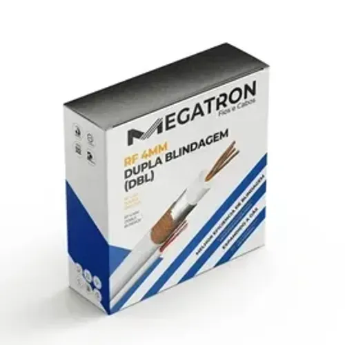 CABO COAXIAL RF 4mm 2x26AWG DBL