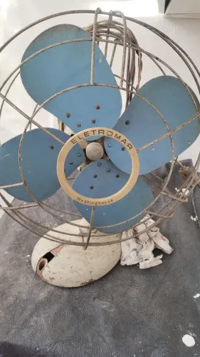 Ventilador antigo eletromar 1950 funciona.