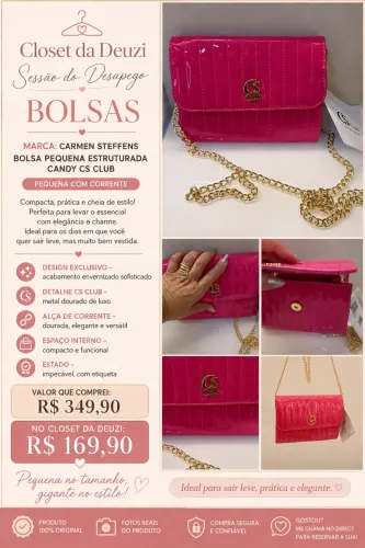 Bolsa Carmen Steffens Pink