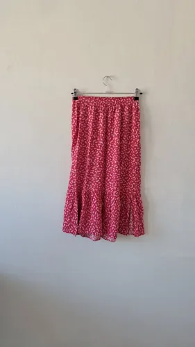  Imperdivel Saia longa Vermelha