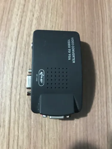 Conversor de RCA e Svideo e Vga para VGA Knup