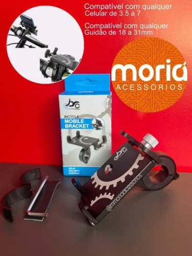 Suporte de Celular Para Moto e bicicleta Em Aluminio