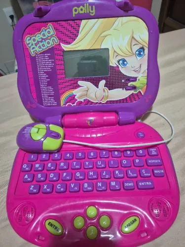 Laptop Infantil Polly - Item de Colecionador