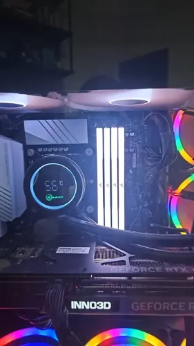 CORSAIR BRANCO RGB 16GB DDR5 CL36 6000MHZ (4unidades)
