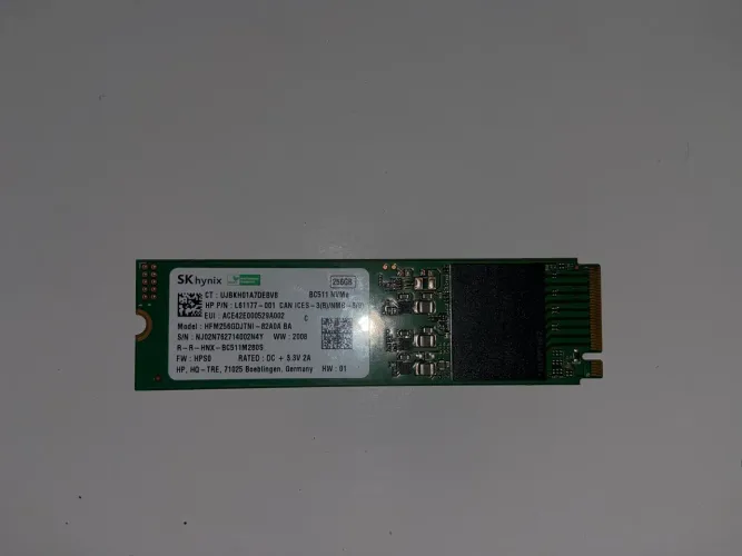 SSD NVME 256GB