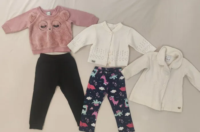 Roupas de frio para meninas de 1 ano