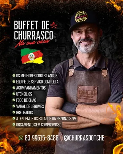 CHURRASQUEIRO A DOMICÍLIO