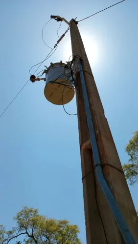 Transformadores monofásico e trifásico,montagem de rede elétrica e subestação 