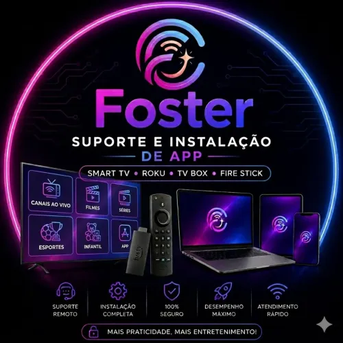 Smart TVs, Roku, TV Boxes e Fire Stick, Celulares, notebooks