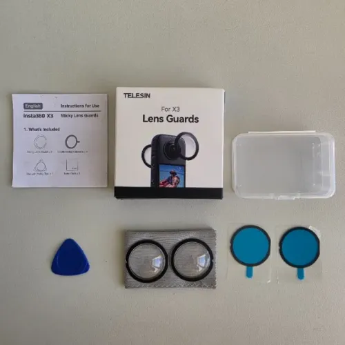 Protetores das Lentes Películas para a Insta360 X3