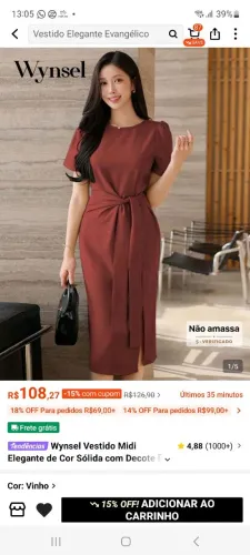 Vestido elegante