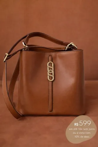 Bolsa Schutz caramelo.