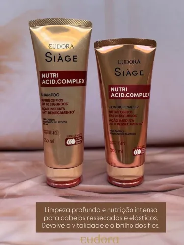 Shampoo e condicionador Eudora 