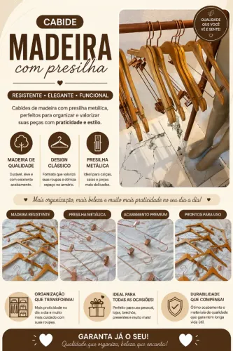 Cabides, para mais informações whatsapp: *64