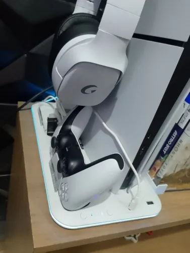 Base Suporte carga PS5 com refrigeração