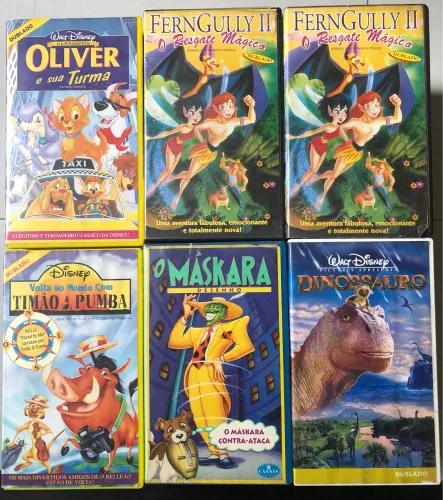 Diversos VHS Disney, desenhos e filmes LER A DESCRIÇÃO