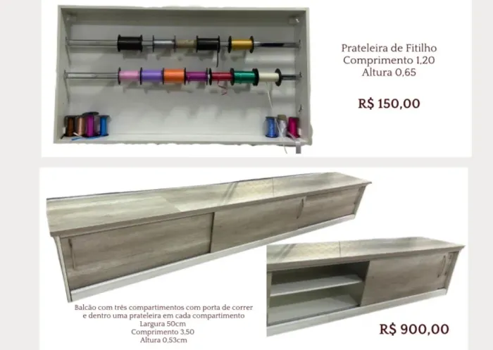 GAVETEIRO e PRATELEIRA
