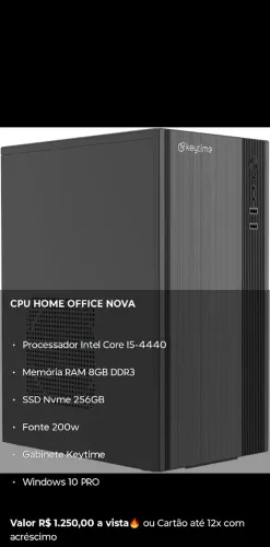 CPU HOME OFFICE CORE I5
