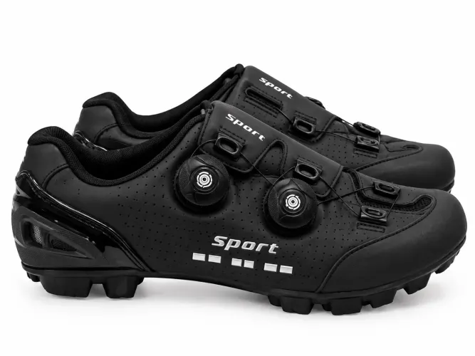 Sapatilha de Ciclismo MTB Sport Preta - Tamanho 42 - 26,3 cm