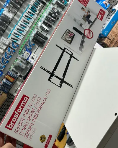 Suporte de Trilho para TV de 37 a 75 Polegadas - Ultra Resistente