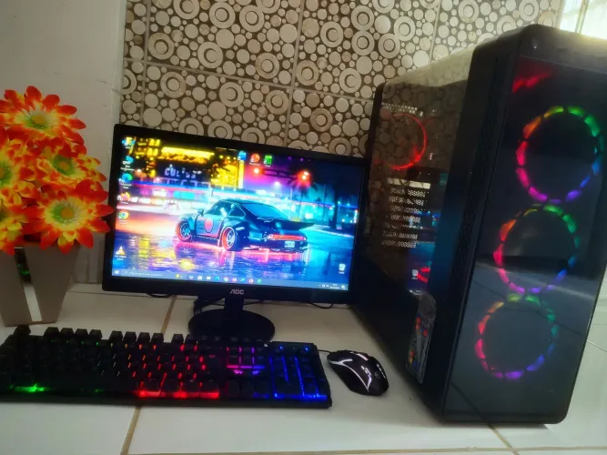 PC Gamer AMD FX-8320 16GB SSD 240GB Win10 Completo(Aceito Cartão)<br>