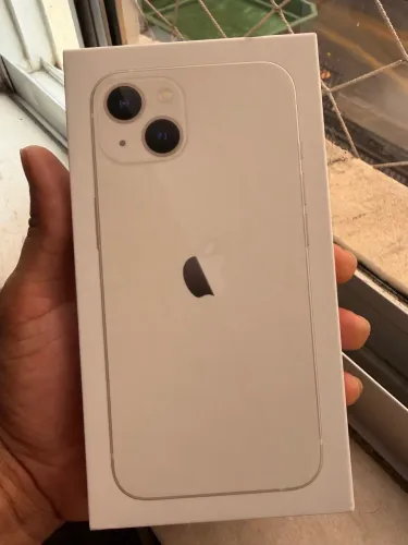 Caixa vazia iPhone 13 branco