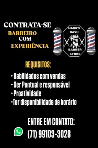 Contrata-se Barbeiro