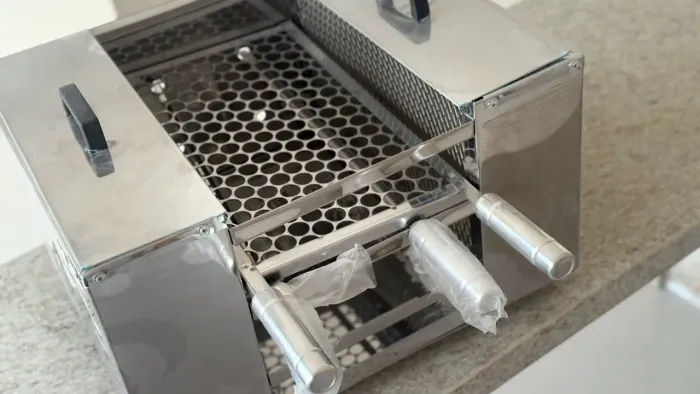 Churrasqueira Ecológica Sem Fumaça Inox - Perfeita Para Apartamento