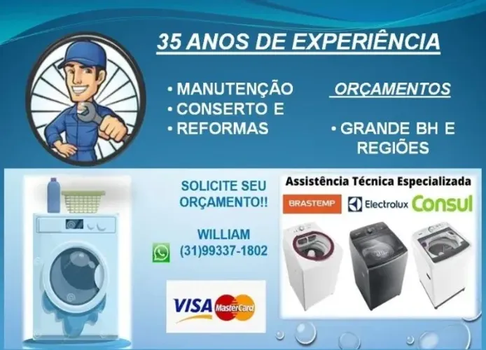 Manutenção em Maquinas de Lavar Roupas