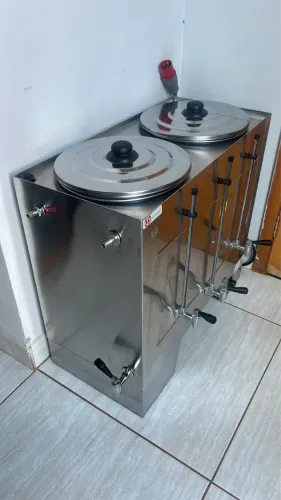 CAFETEIRA ELÉTRICA PROFISSIONAL 50 LITROS COM 2 RESERVATÓRIOS - CONSERCAF