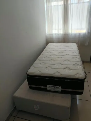 Cama box solteiro nova