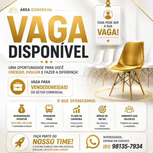 CONSULTOR COMERCIAL | Aceitando currículo