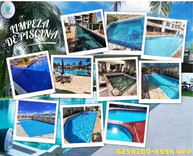 Limpeza de piscina - piscineiro - em Aparecida e Goiânia