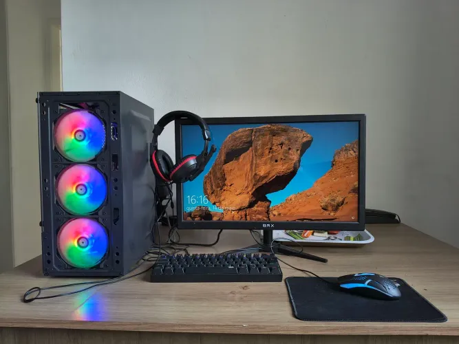 (VENDER HOJE) Pc Gamer - 16Gb RAM Placa de vídeo Integrada