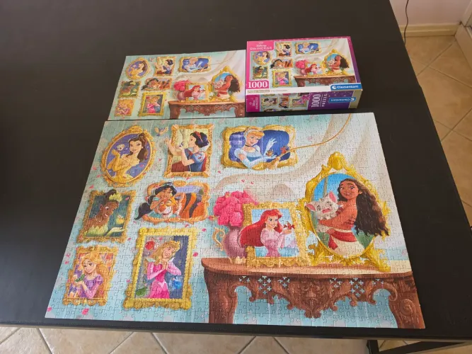 Quebra cabeça Princesas Clementoni 1000 peças