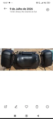 Conjunto baú e bauletos