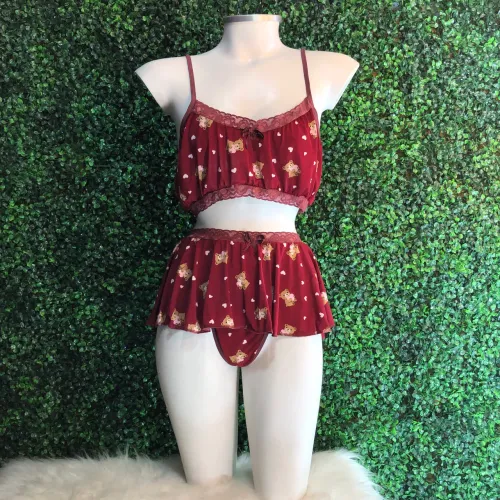 Conjunto Baby Doll Loves- TAMANHO ÚNICO