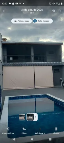 Alugo área de lazer na diária