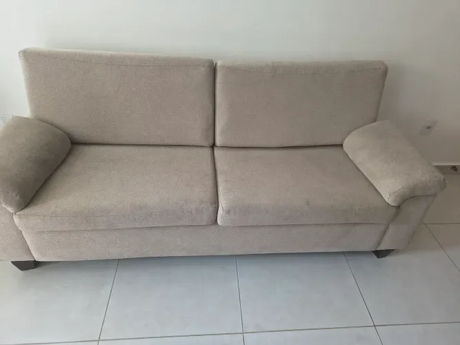 Sofá 3 lugares (Tecido de Linho)