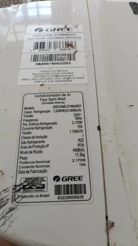 Ar condicionado split 24000 btus usado