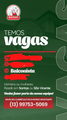 Vagas de emprego