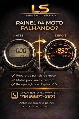 Manutenção de Painel de Moto | Diagnóstico e Reparo