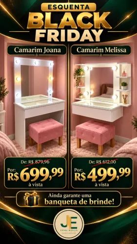 CAMARIM JÁ COM LAMPADAS E BANQUETA ROSA GRÁTIS PARA TODA MANAUS