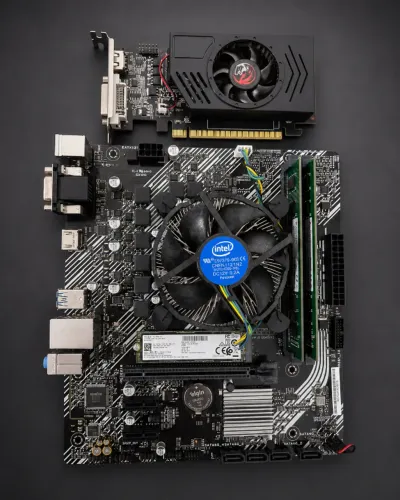 Kit Upgrade Intel 10ª Geração i3 10100F + H410M-E + 8GB + SSD + GT 730