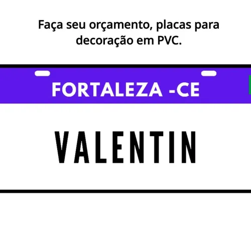 Confecção de placas em PVC